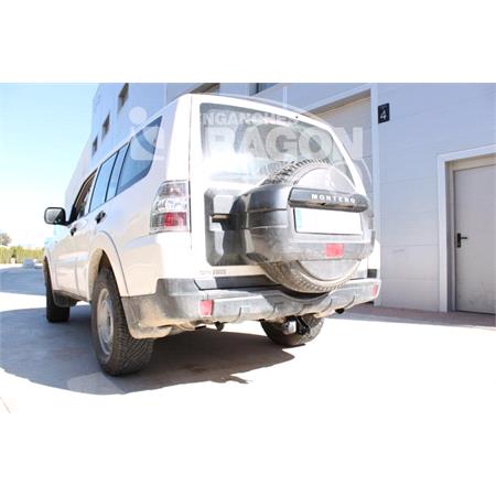 Aragon Horizontaly Removable Towbar for Mitsubishi PAJERO/SHOGUN 2007 Onwards  (5 Doors)