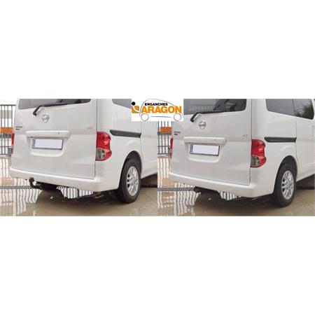 Aragon Horizontaly Removable Towbar for Nissan NV200 Van 2010 Onwards