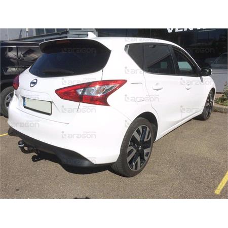Aragon Swan Neck Ball Towbar for Nissan PULSAR 2012 Onwards