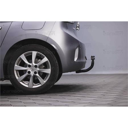 Aragon Vertically Detachable Towbar for Lancia YPSILON 2024 Onwards