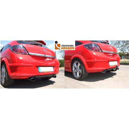 Aragon Vertically Detachable Towbar for Opel ASTRA H 2004 to 2009