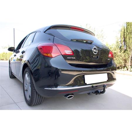 Aragon Horizontaly Removable Towbar for Vauxhall ASTRA Mk VI 2009 to 2015