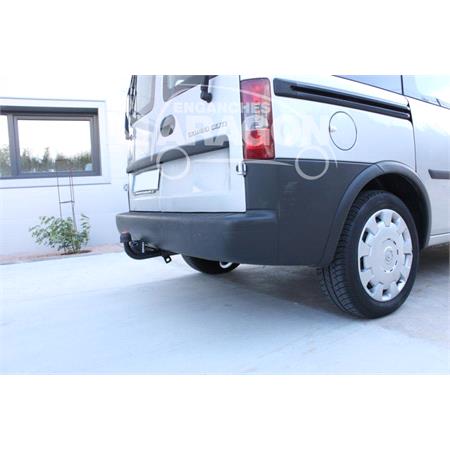 Aragon Swan Neck Ball Towbar for Opel COMBO van Body / Estate 2001 to 2011
