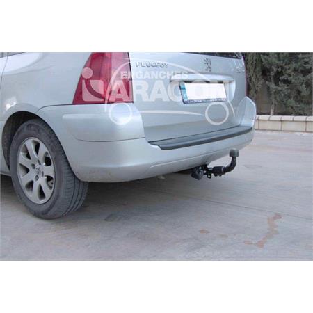 Aragon Horizontaly Removable Towbar for Peugeot 307 SW 2002 to 2007