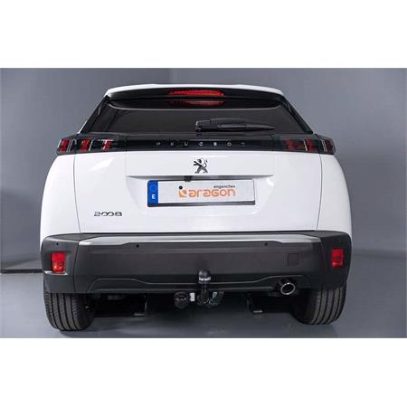 Aragon Horizontaly Removable Towbar for Peugeot 2008 II 2019 Onwards (Except e 2008)