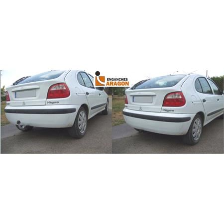 Aragon Horizontaly Removable Towbar for Renault MEGANE I 1995 to 2002