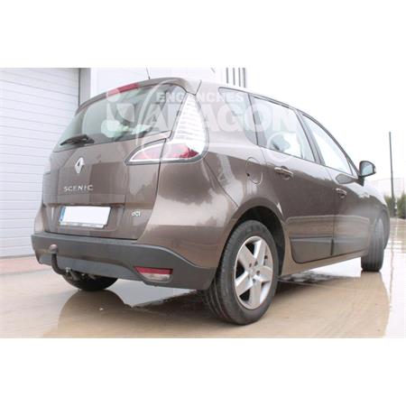 Aragon Horizontaly Removable Towbar for Renault SCENIC 2009 to 2016