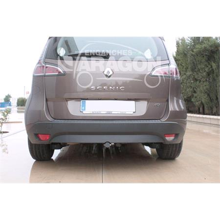 Aragon Horizontaly Removable Towbar for Renault SCENIC 2009 to 2016