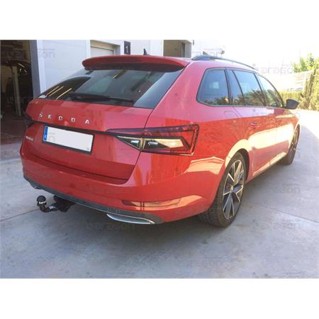 Aragon Horizontaly Removable Towbar for Skoda SUPERB Estate 2015 to 2024