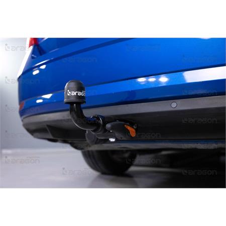 Aragon Horizontaly Removable Towbar for Skoda OCTAVIA Combi 2017 to 2019 (for Facelift Models, Including RS / Scout)