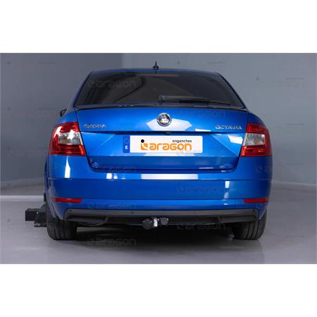 Aragon Horizontaly Removable Towbar for Skoda OCTAVIA Combi 2017 to 2019 (for Facelift Models, Including RS / Scout)