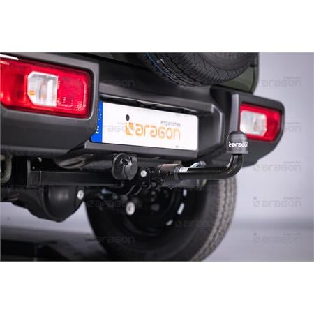 Aragon Horizontaly Removable Towbar for Suzuki JIMNY Closed Off Road Vehicle 2018 to 2025