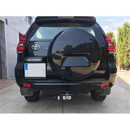 Aragon Flange Ball Towbar for Toyota LAND CRUISER VAN, 3/5 Doors 2009 to 2018, 3 Doors 2018 to 2024