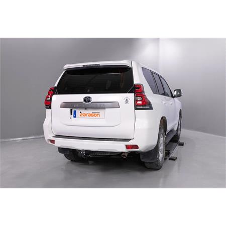 Aragon Swan Neck Ball Towbar for Toyota LAND CRUISER VAN, 3/5 Doors 2009 to 2018