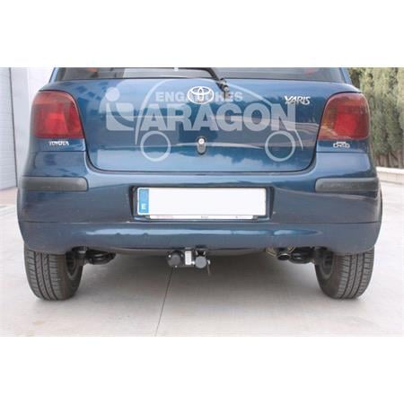Aragon Horizontaly Removable Towbar for Toyota YARIS 1999 to 2006