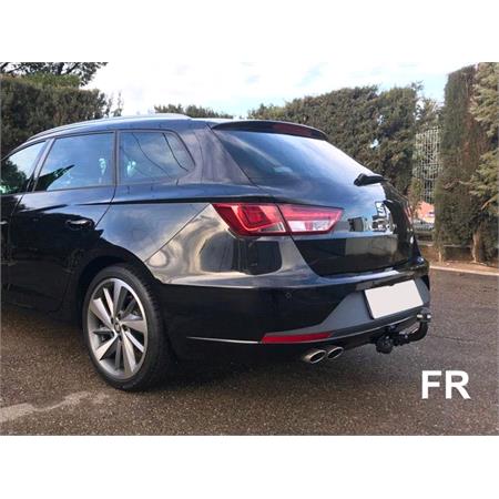 Aragon Horizontaly Removable Towbar for Skoda OCTAVIA IV 2020 Onwards (Including Restyling 2024, Not Valid for RS Models)