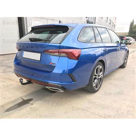 Aragon Vertically Detachable Towbar for Skoda OCTAVIA IV Combi RS 2019 Onwards (Including PHEV Plug in Hybrid)