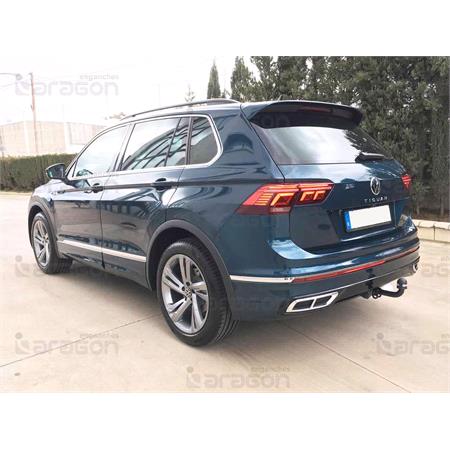 Aragon E6711CA Swan neck ball Towbar for Volkswagen TIGUAN 2007 to 2015