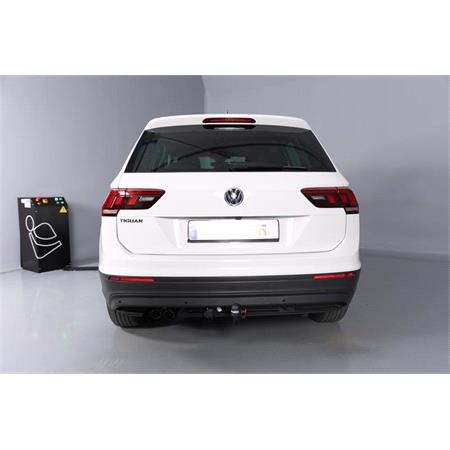 Aragon E6711CV Vertical Towbar for Volkswagen TIGUAN 2007 to 2015 (Trim visible in R Line model)