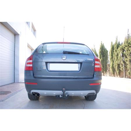 Aragon Horizontaly Removable Towbar for Skoda OCTAVIA Combi 2009 to 2012