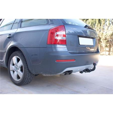 Aragon Horizontaly Removable Towbar for Skoda OCTAVIA Combi 2009 to 2012