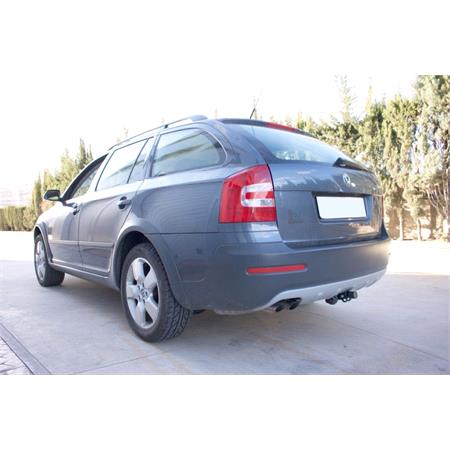 Aragon Horizontaly Removable Towbar for Skoda OCTAVIA Combi 2009 to 2012