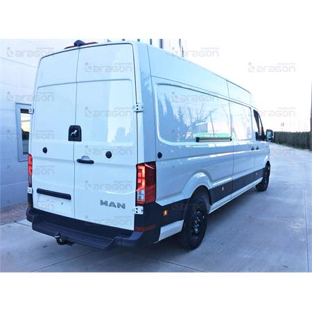 Aragon Swan Neck Ball Towbar for Volkswagen CRAFTER Box 2017 Onwards (Valid only for models with standard rear step)
