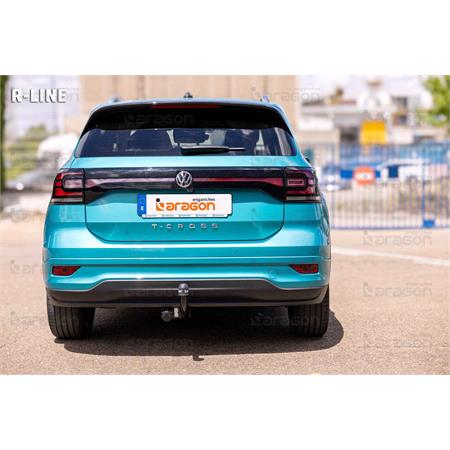 Aragon Swan Neck Ball Towbar for Volkswagen T CROSS 2018 to 2023