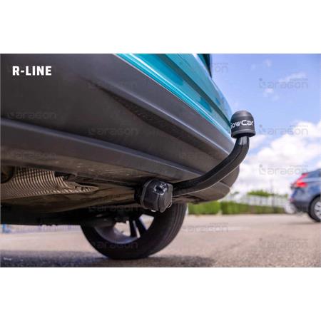 Aragon Swan Neck Ball Towbar for Volkswagen T CROSS 2018 to 2023