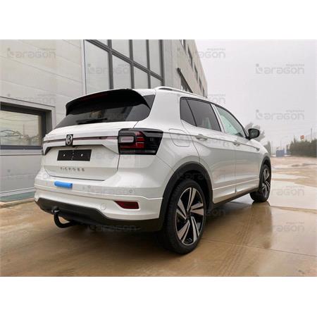 Aragon Vertically Detachable Towbar for Volkswagen T CROSS 2018 to 2023
