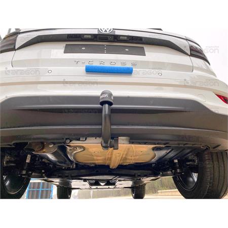 Aragon Vertically Detachable Towbar for Volkswagen T CROSS 2018 to 2023