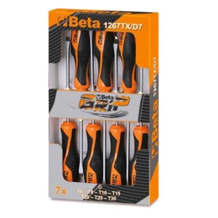 Beta Set Of 7 Drivers For Torx Head Screws, With Handles