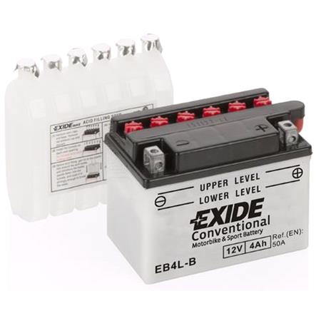 Exide EB4LB Dry Motorcycle Battery