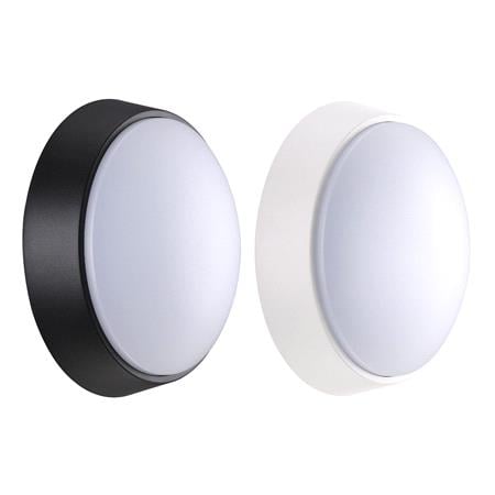 Luceco IP54 Eco LED Round Bulkhead with Interchangable Black and White Trim   10W