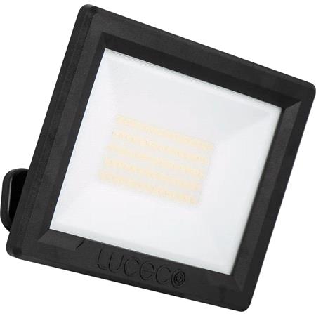 Luceco Essence Multi Position Floodlight 50W 5250lm 4000K IP65 PIR Dask or Dawn   Black