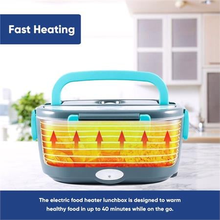 Electric Food Heater Lunch Box   12V or 3 Pin AC