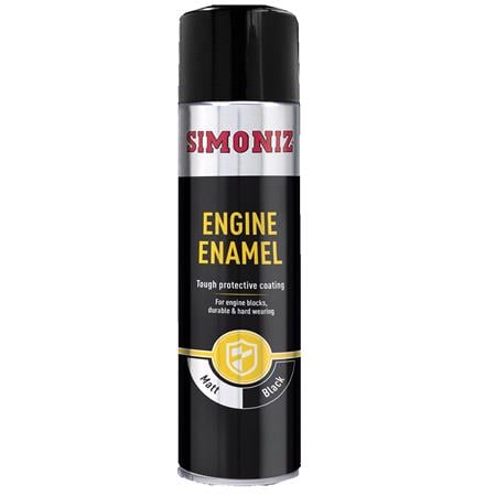 Simoniz Engine Enamel Paint   Mat Black   500ml