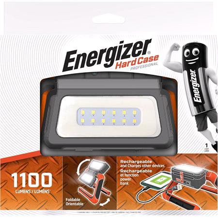 Energizer Hardcase LED Panel Worklight 1100 Lumnes with Powerbank