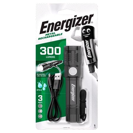 Energizer Tactical Rechargeable Torch 300 Lumens
