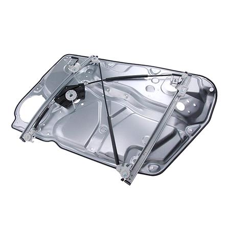 NTY Window Regulator, 5 Doors, Electric, with bolted on plate, without electric motor, Left Front, (EPS VW 001)