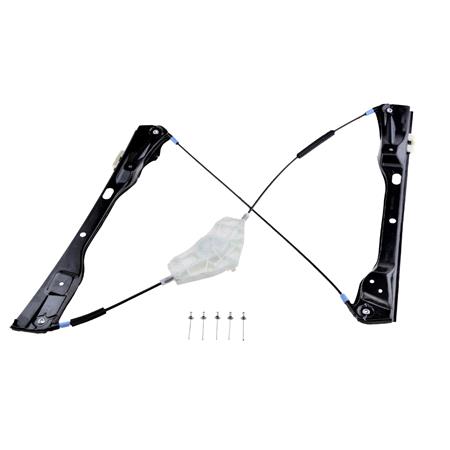 NTY Window Regulator, Electric, with bolted on plate, without bolted on plate, without electric motor, Right Front, (EPS VW 029)