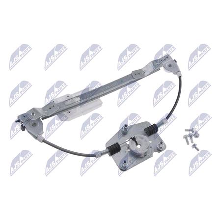 NTY Window Regulator, Electric, without electric motor, Left Rear, (EPS VW 030)