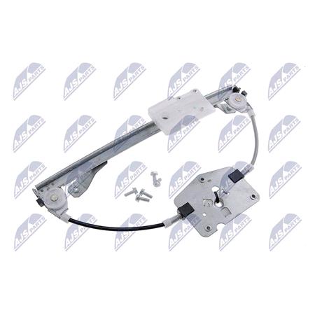 NTY Window Regulator, Electric, without electric motor, Left Rear, (EPS VW 030)