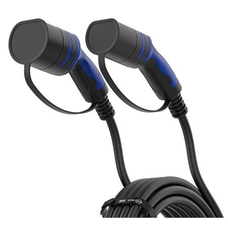 SyncEV Type 2 to Type 2 Charging Cable, 7.4kw / 250V Mode 3   5m 