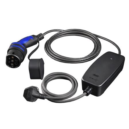 SyncEV UK 3 Pin Plug to Type 2 Granny Charging Cable 10A / 2.4kw   5m