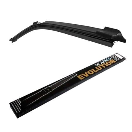 Evolution Blades 17 Inch (430mm) Flat Wiper Blade   Pinch Tab Arm Connection