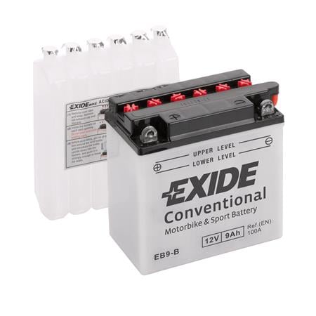 Exide EB9B Dry Motorcycle Battery