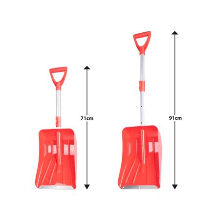 Telescopic Snow Shovel with Aluminium Blade   71 91cm