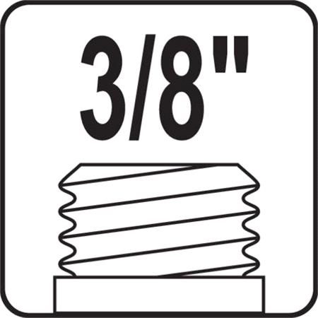 CONNECTION HOSE F/M 1/2" 3/8" 300MM