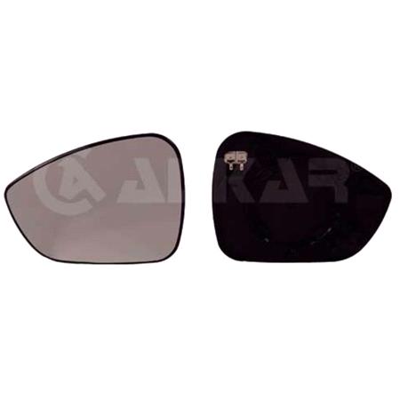 Left Wing Mirror Glass (heated) and Holder for Citroen C4 2009 2017